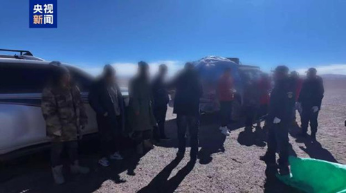 21名非法穿越者在青海可可西里被查获