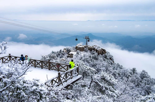1月16日，灵山索道