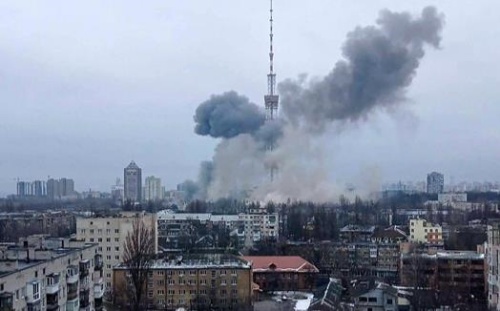俄罗斯大规模袭击基辅