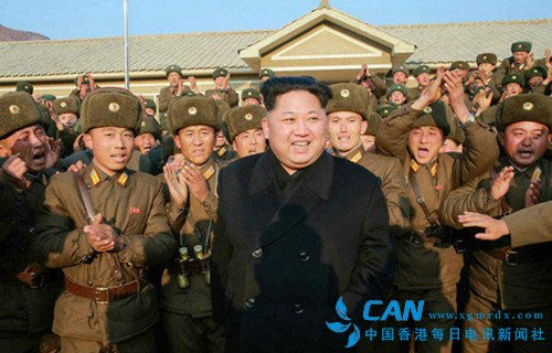 金正恩视察朝鲜军队画面公开 军人激动欢呼