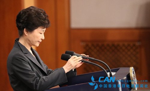 韩国会通过总统弹劾案 朴槿惠将被停止总统职务