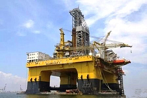 中国造世界最强超深水钻井平台交付 可全球探油