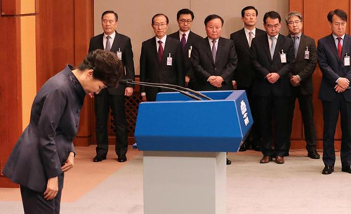 韩国总统朴槿惠请求宪法法院推迟弹劾案最后一次庭审