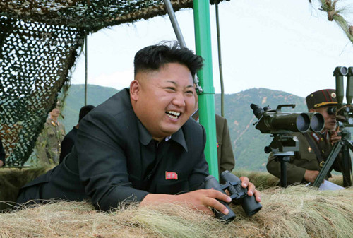 朝鲜最高领导人金正恩视察护卫平壤部队