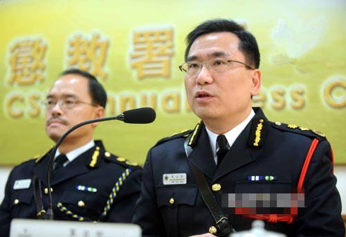 香港特区惩教署回应前特首曾荫权自杀传闻