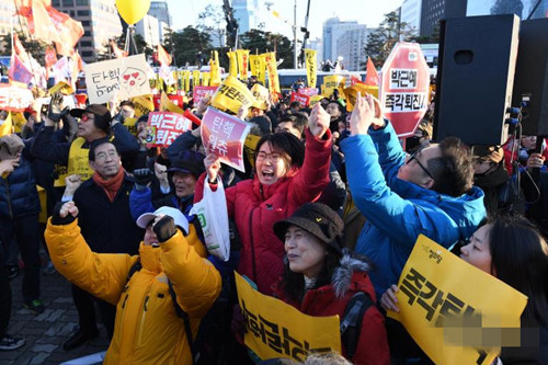 韩国宪法法院通过弹劾案 朴槿惠黯然下台