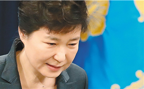 韩国前总统朴槿惠狱中第二次受讯结束