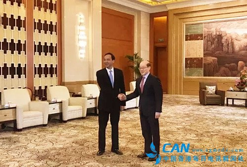 国台办主任刘结一会见国民党前主席、新北市长朱立伦