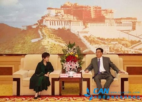 国民党前主席洪秀柱到访西藏：希望为实现中国梦作出贡献