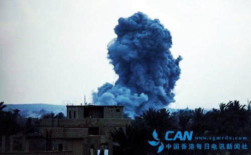 美国领导的联军空袭叙利亚 已致16死含7名儿童