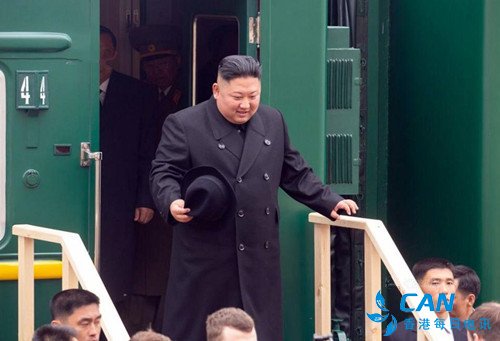 朝鲜最高领导人金正恩抵达符拉迪沃斯托克