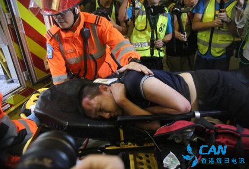 港警拘捕殴打付国豪的19岁赖姓男子