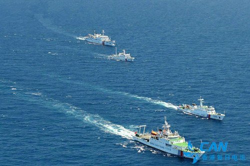 中国海警船在钓鱼岛附近巡航31小时