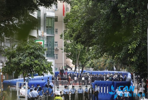 驻港国安公署8日上午在香港揭牌