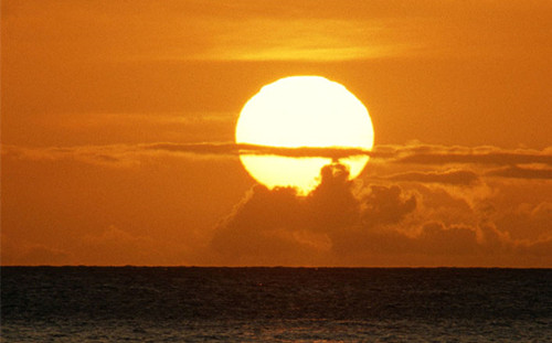 漫不经心看夕阳