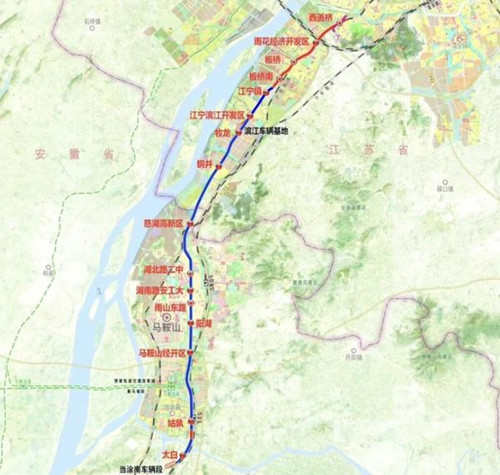 南京地铁直达安徽