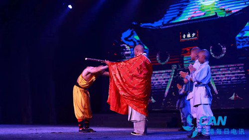 《少林·十三棍僧》原创旅游功夫剧在登封开演